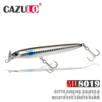 sinking fishing lure accesorios minnow iscas artificiais weights 22g 95mm baits articulos de pecsa wobblers for carp fish leurre