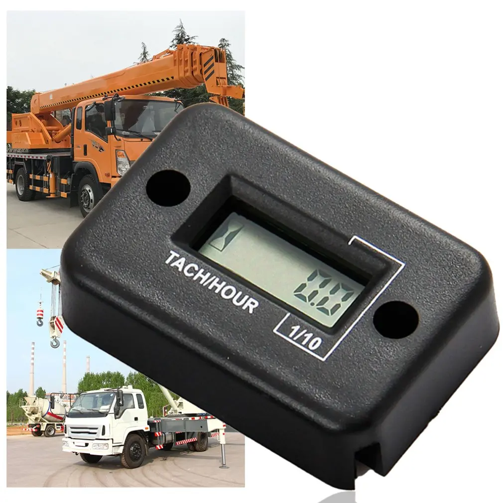 Тахометр счетчик моточасов для морского бензинового двигателя газонокосилки
