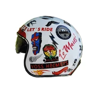 bike helmet with sun visor motorcycle half face vintage casco free shipping jet pilot chopper vespa quality capacetes para moto