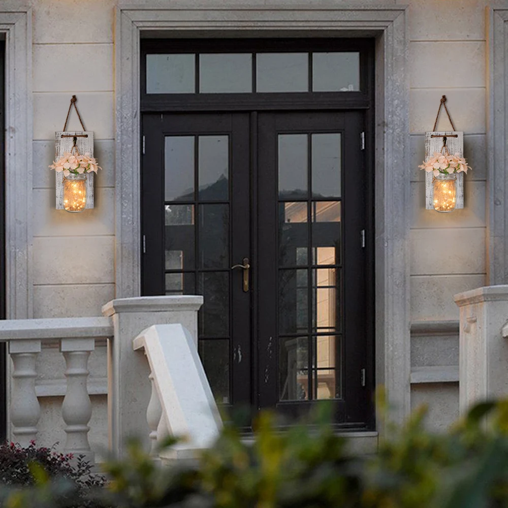 Пара белых настенных подсвечников обновленная функция дистанционного