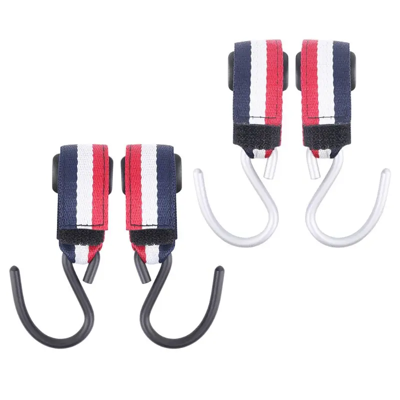 

2 Pcs/Set Baby Buggy Stroller Hooks Pushchair Carriage Bag Hanger Clip Organizer Stroller Hooks