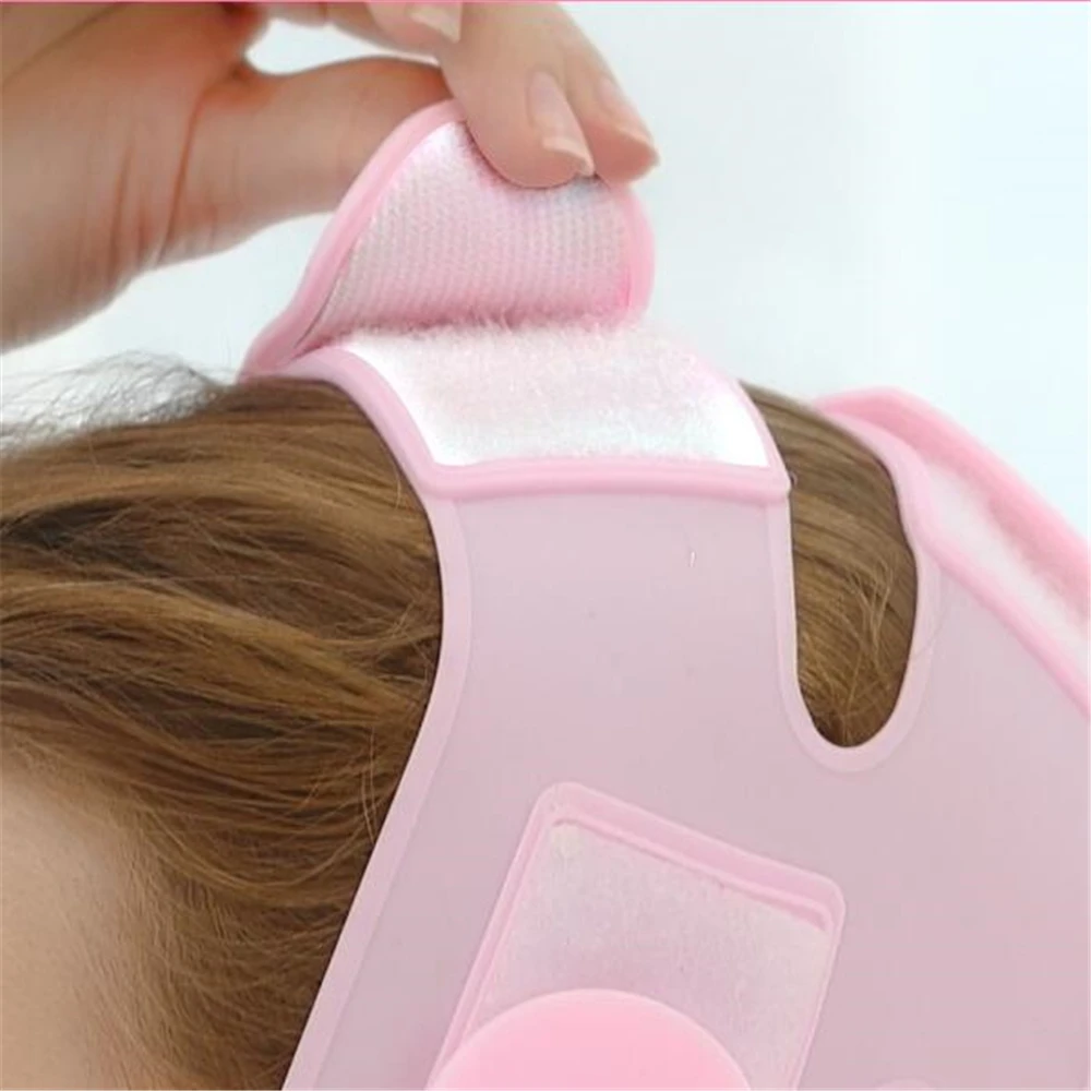 

Silicone Face Slimming Bandage V Line Face Shaper Women Chin Cheek Lift Up Belt Facial Massager Strap Skin Care Beauty Tools