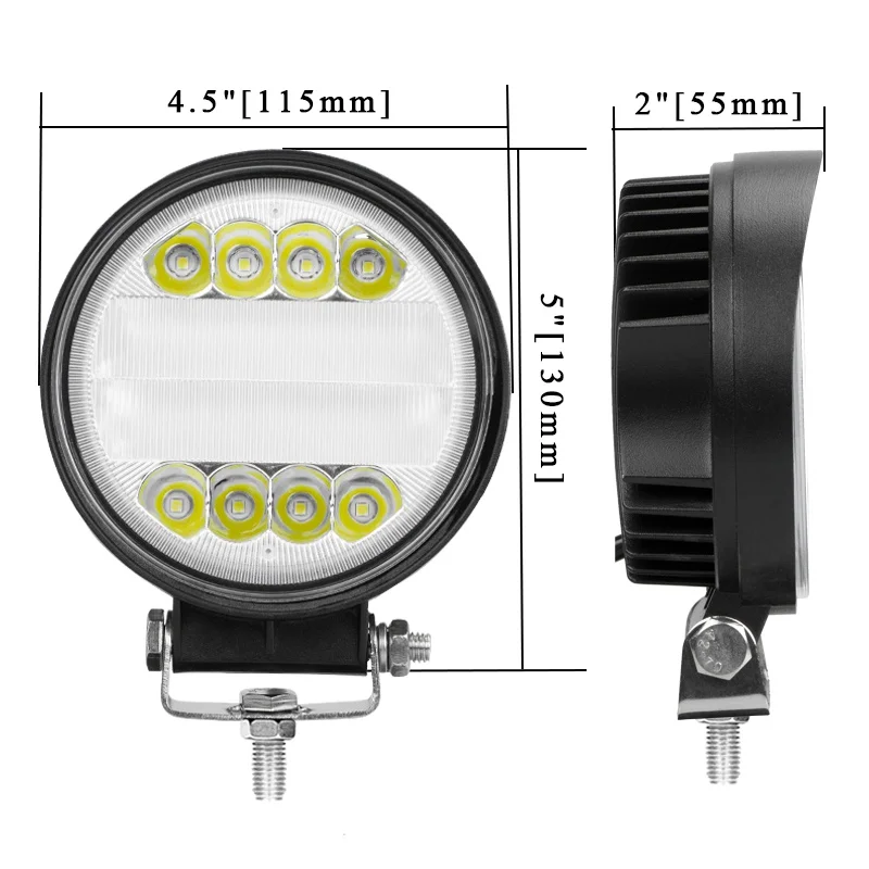 CREK 5 &quotдюймов 12V 24V внедорожный светодиодный рабочий светильник 4x4 4wd внедорожник