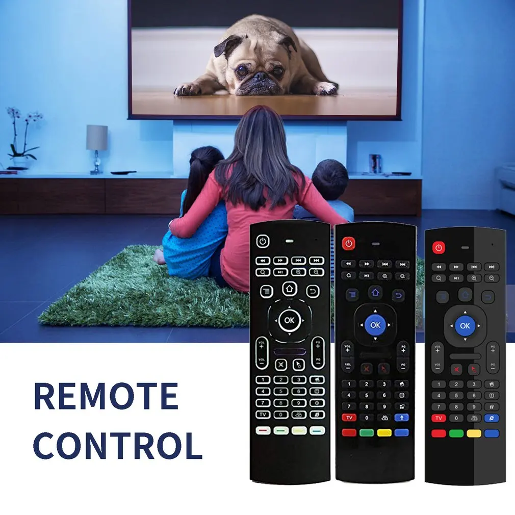 Mx3 Air Mouse Voice-версия с задней подсветкой Android Smart Wireless Remote Control T3 And Keyboard |