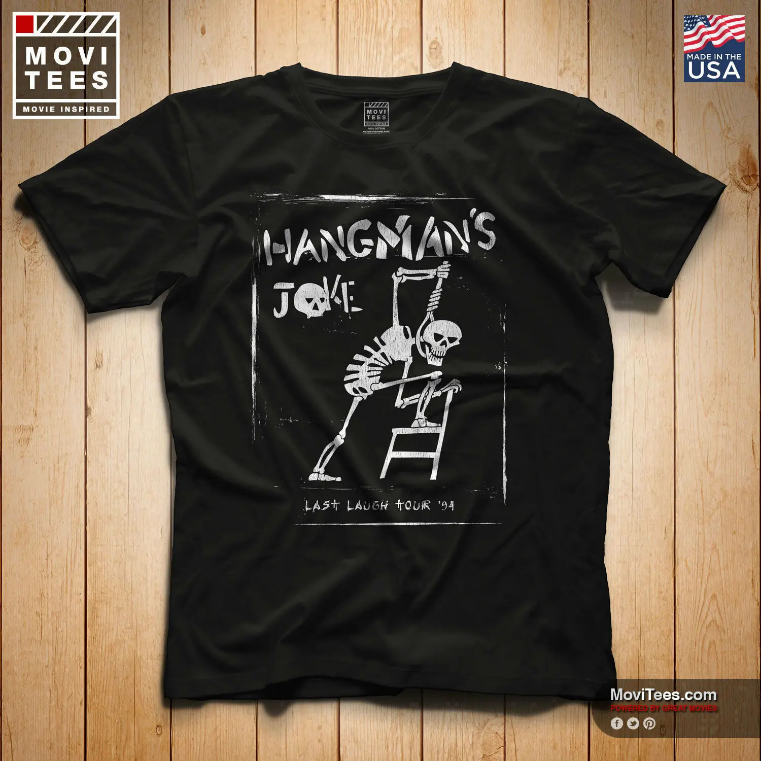 Футболка Hangman'S для шуток вдохновленная культовым фильмом Ворона унисекс