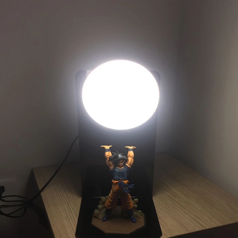 Goku kamehameha лампа Dragon Ball Led Ночник детская лава для спальни креативный Сон Гоку Chritmas