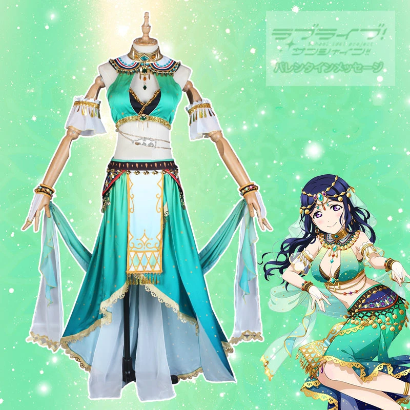 Love Live Sunshine Aqours Diva Dia Kurosawa Ёсико Цусима You offen Мари охара Униформа горничная Платье