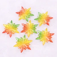 boliao 8pcs 32mm christmas snowflake colorful acryl flat back glue on bags pendant earring decoration craft diy r298