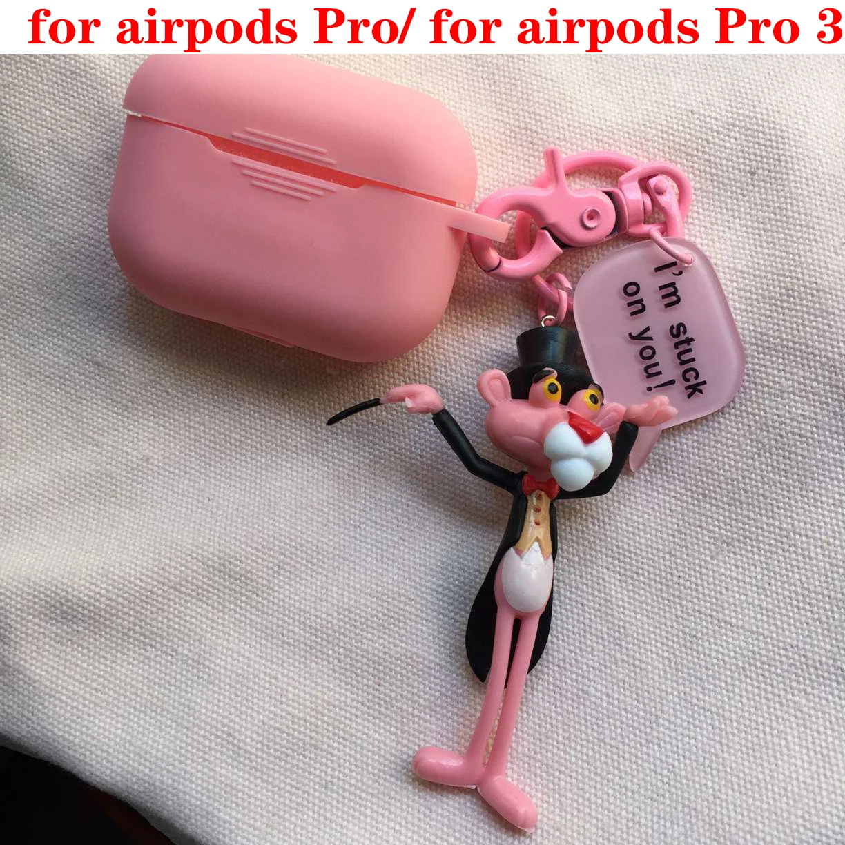A3 for airpods pro Чехол для Air pods 1/2 для AirPods Pro с милым рисунком и кольцом для ключей, роскошные аксессуары, брелок, силиконовый чехол s, чехол для наушников - Цвет: A3 for airpods pro
