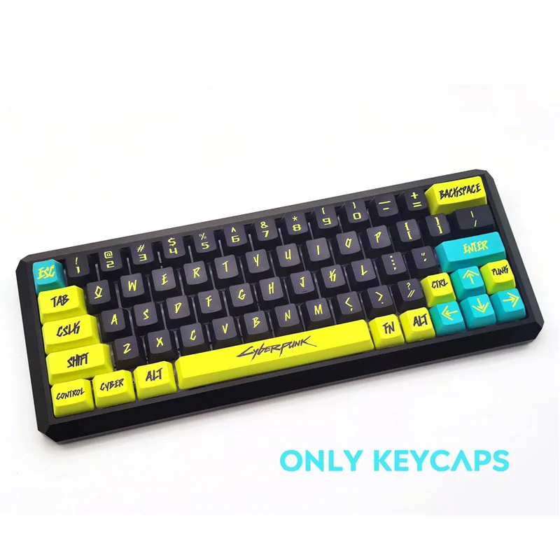 Новинка колпачки для клавиш 117 PBT OEM-SUB персонализированные Cherry MX механическая