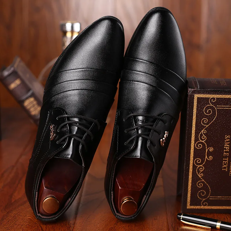

Oxford Shoes For Men Luxury Brand Formal Shoes Men Italian Fashion Mens Office Shoes Leather Men'S Leather Wedding Shoes