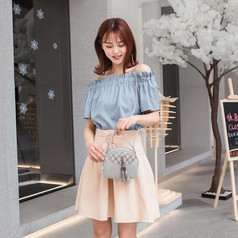 Новый дизайн модная простая женская сумка через плечо Женская стильная