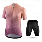Новый женский трикотажный комплект Raudax для велоспорта, летняя одежда для велоспорта с защитой от ультрафиолета, быстросохнущая Женская одежда для велоспорта