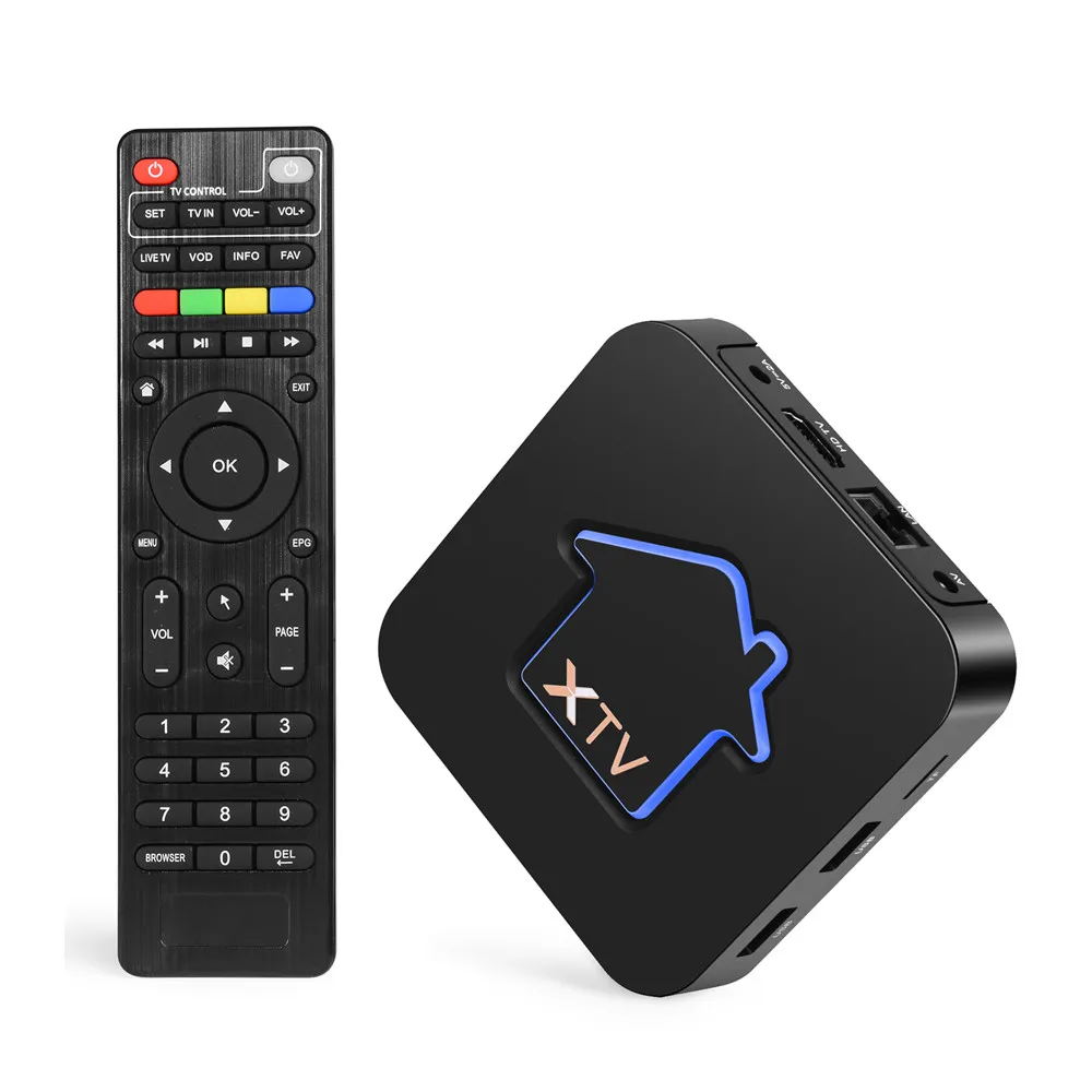 Мой ТВ Смарт Android 7,1 ТВ коробка Amlogic S905X Профессиональный Сталкер с IPTV коробки медиаплеер