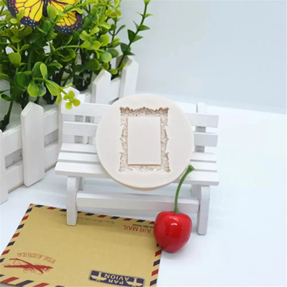 

3D Flower Ring Frame Silicone Fondant Chocolate Resin Sugarcraft Aroma Stone Ornaments Mold For Pastry Cup Cake Decorating