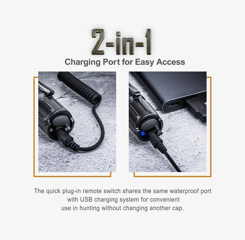 NEXTORCH 900 лм светодиодный охотничий фонарик дальний 510 м набор T7 с дистанционным