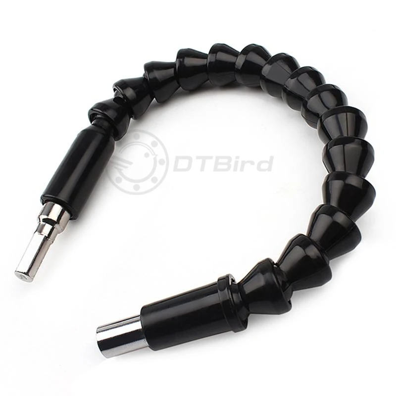 Repair Tools Black 200/295mm Flexible Shaft Bits Extention Screwdriver Bit Holder Connect Link Electronics Drill 1/4" Hex Shank |