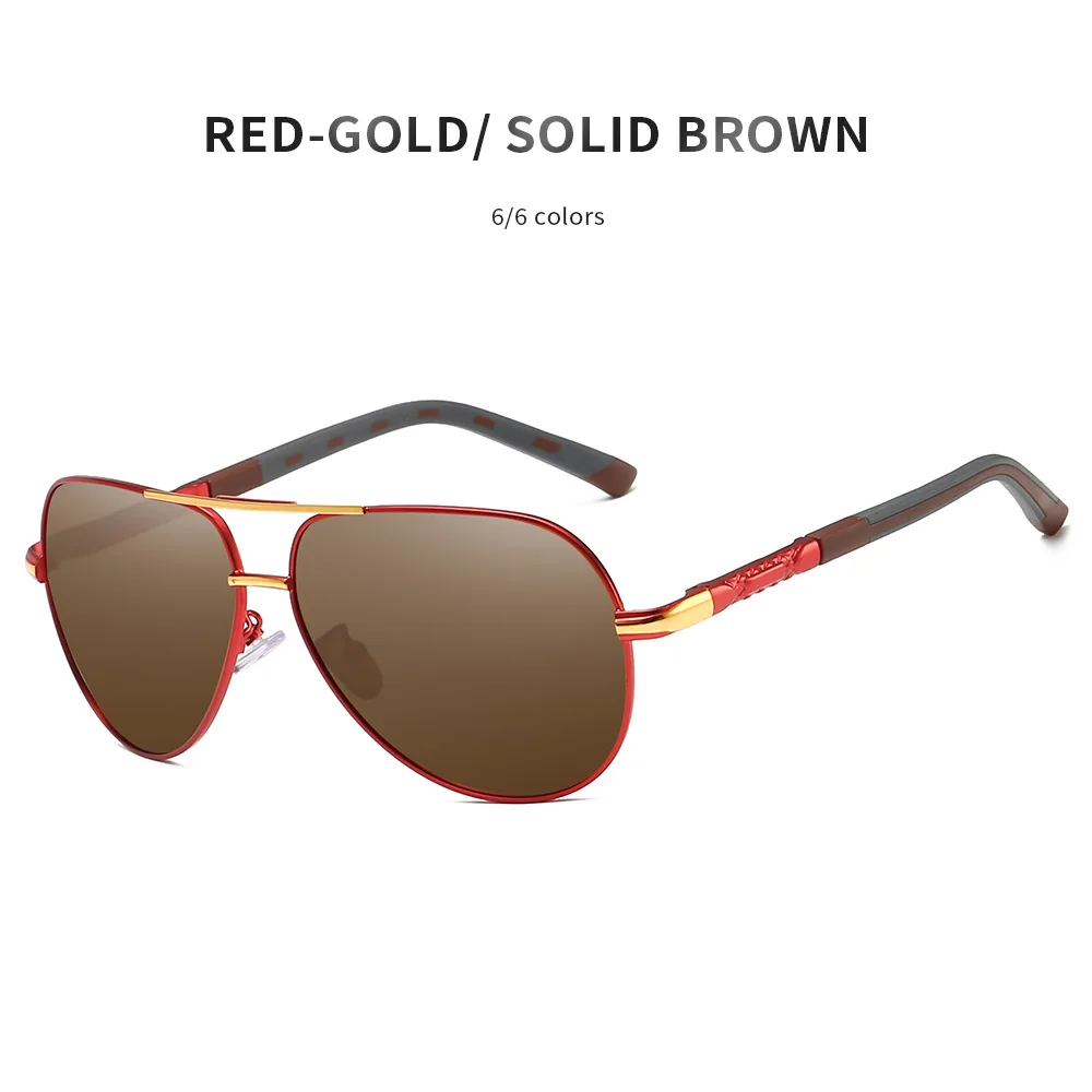 

2020 New Realone Rectangular Stainless Steel Polarized Sunglasses Men Polaroid Lens Classic Brand Designer Sunglasses UV400