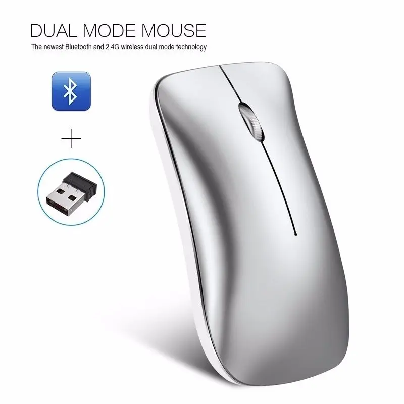 

Беспроводная Бесшумная Bluetooth-мышь, 4,0 ГГц, 2,4 DPI