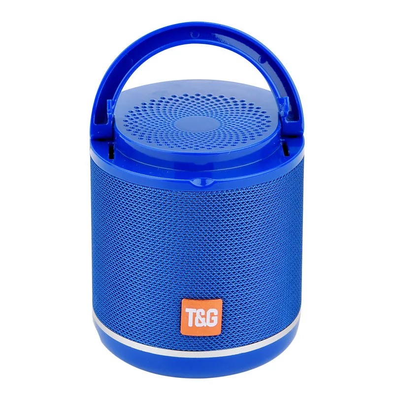 TG518 Bluetooth спикер телефон держатель TWS серии FM карты сабвуфер беспроводной открытый портативный маленький bluetooth динамик - Цвет: blue