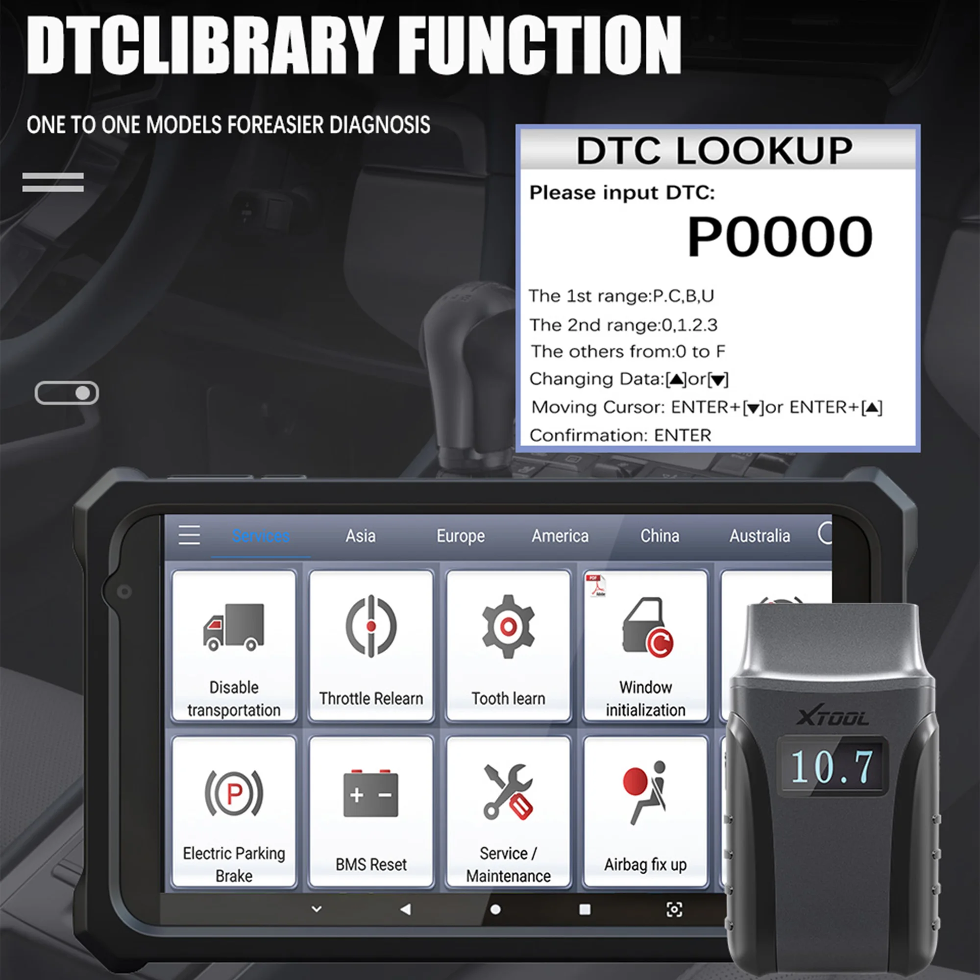 Сканер диагностический XTOOL A30M P80 OBD2 профессиональный прибор для диагностики