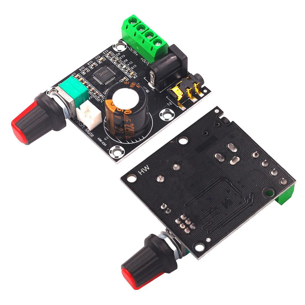 Плата цифрового усилителя аудиосигнала PAM8610 класса D 15 Вт + 2 0 двухканальный