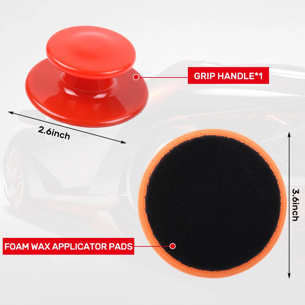 Восковая полировальная подушка для мойки автомобиля губка ткань очистки