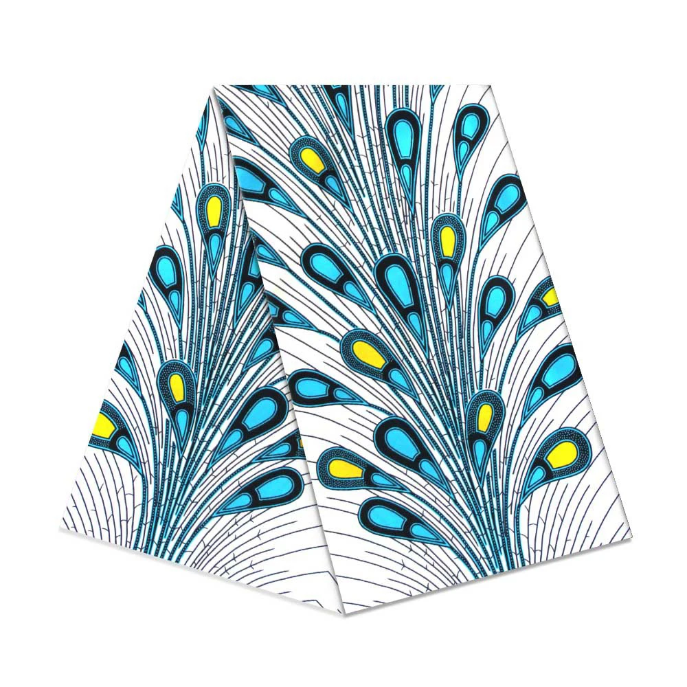 Африканский Традиционный национальный костюм хлопок батик двусторонняя печать