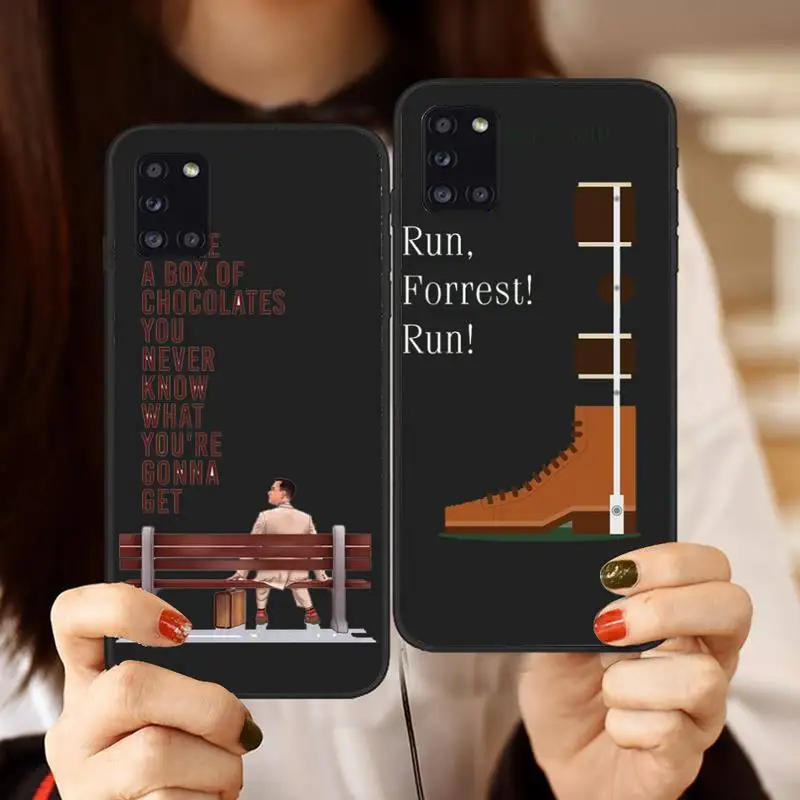 Чехол для телефона Forrest Gump Samsung a10 a12 a50 a51 a52 a21 a31 a32 a71 s10 s20 s21 Plus Fe Ultra - купить по