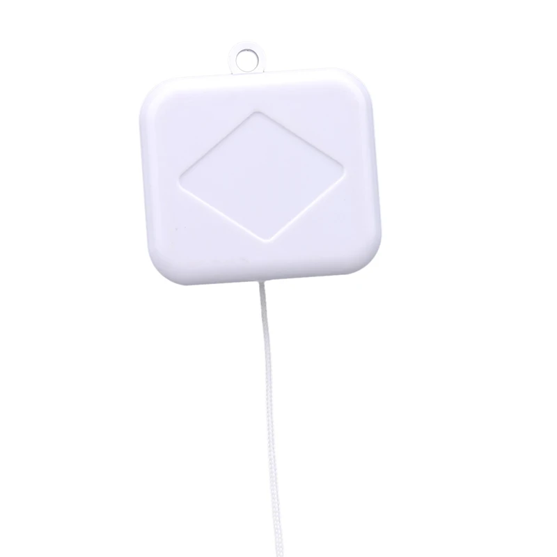 

Pull Ring Music Box WhitePlastic Pull String Clockwork Cord Music Box Infant Kids Bed Bell Rattle Toy For Birthday Gifts