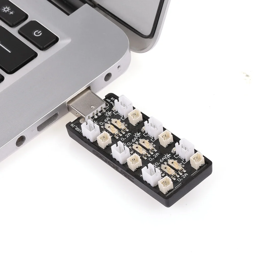6CH USB 3 8 V 1S LiHv Lipo плата адаптера для зарядки аккумулятора 5V 2A зарядное устройство RC