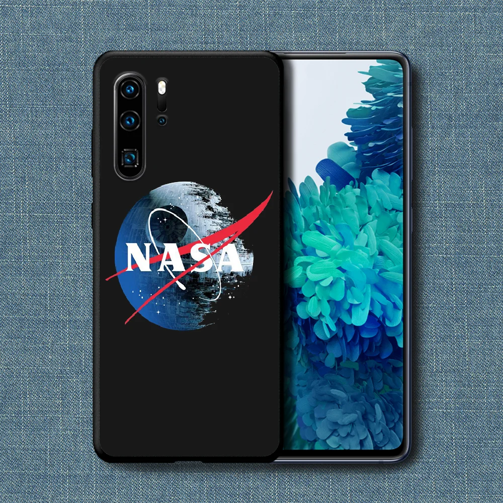 

Aerospace Nasas Phone Case For Huawei P Mate Smart 10 20 30 40 Lite Z 2019 Pro black Hoesjes Silicone Waterproof Fashion Prime