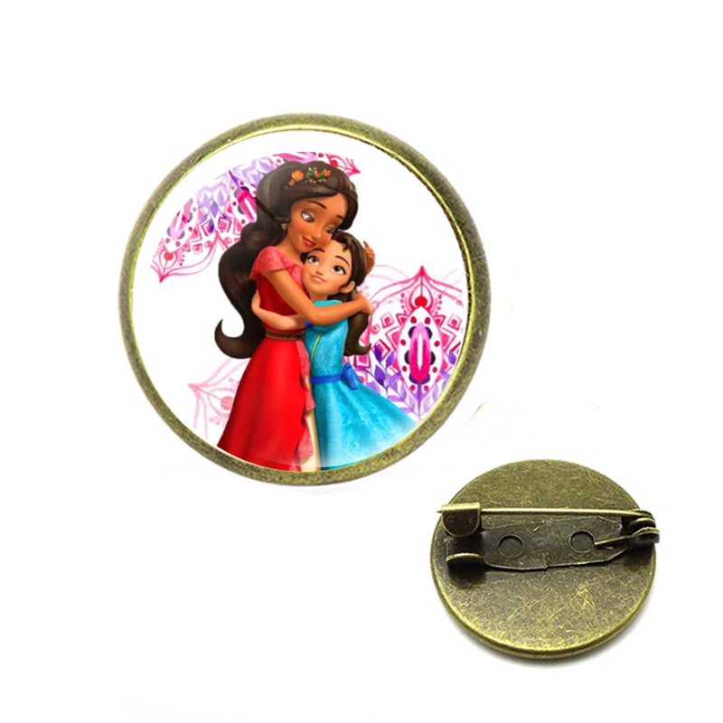 Горячая Elena of Avalor Броши принцессы магнит на холодильник булавка с кабошоном