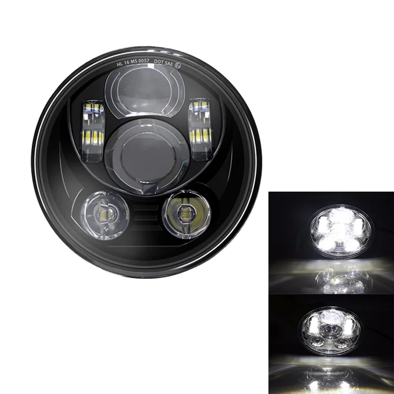 Фара мотоциклетная светодиодсветодиодный 5 75 дюйма 3/4 для Harley Sportster 1200 XL1200L Custom