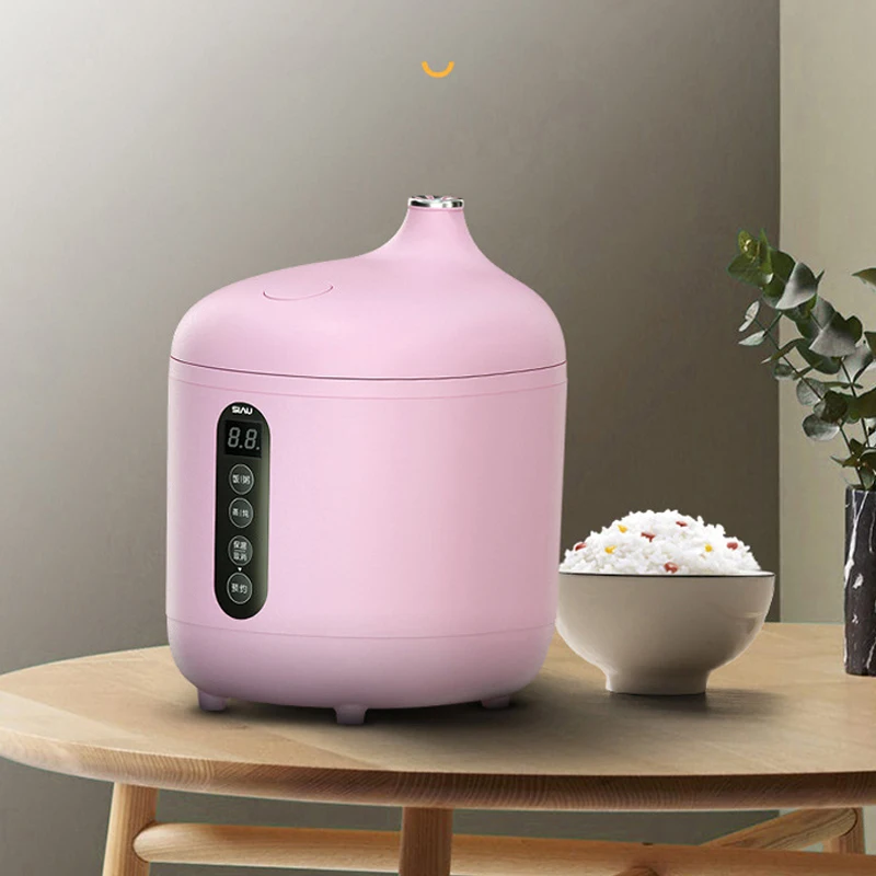 

ww Electric Rice Cooker Mini Smart Multicooker Cooking Pot Non-stick Liner Slow Cooker Food Steamer Soup Porridge 220V