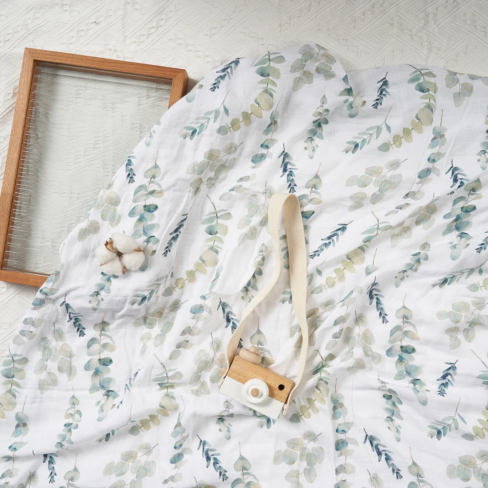 Happyflute-Manta para beb&eacute;, muselina de alta densidad, calidad superior, impresi&oacute;n Digital-0