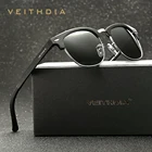 Солнцезащитные очки унисекс VEITHDIA, винтажные поляризационные очки из алюминия с защитой UV400, для вождения, 6690