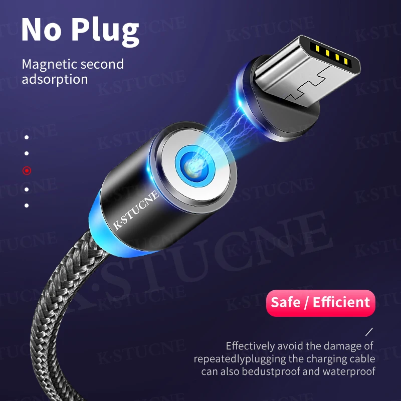 1 м 2 м Быстро Магнитный кабель Micro Тип usb C Зарядное устройство зарядки для iPhone 7 XS X XR samsung S8 магнит для Android телефонов usb кабель