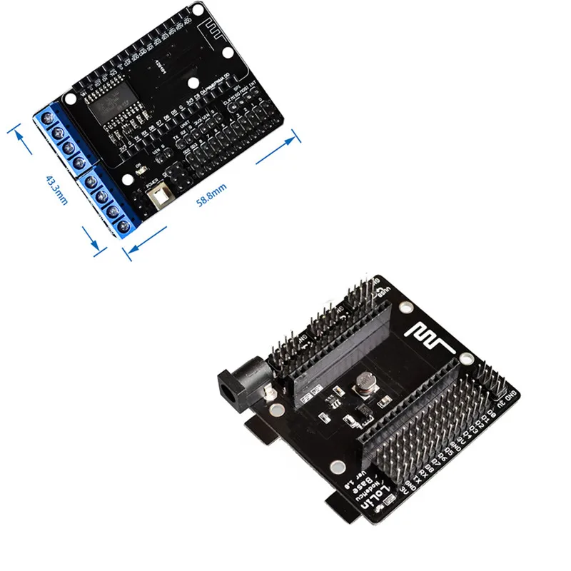 NodeMCU щит для платы двигателя L293D/NodeMcu подходит Node MCU Base ESP8266 тестирование DIY