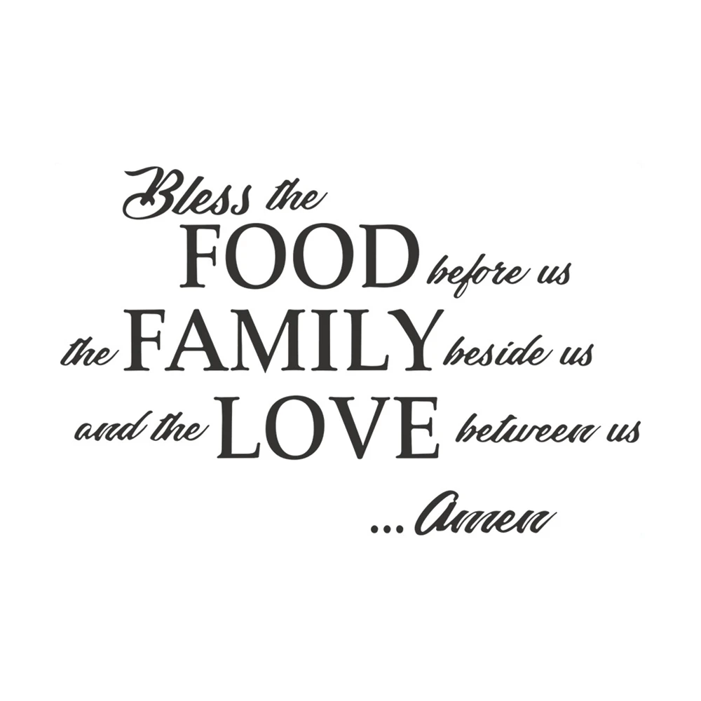 Благословите еду перед нами семью рядом с и любви между Амен. Спасибо вдохновение