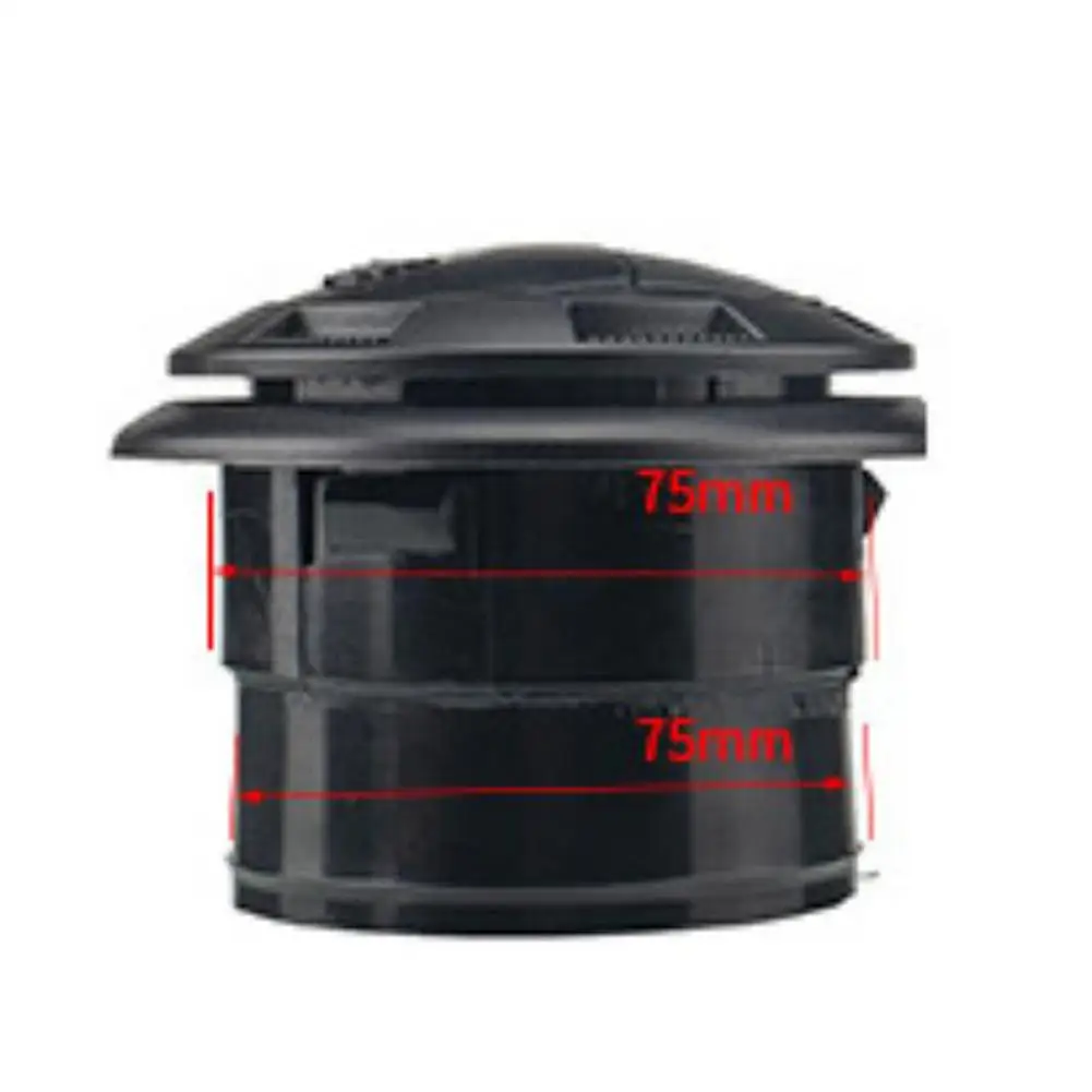 

2PCS Round Air Conditioning Outlet Car Air Outlet Vent With Grille Fixed Screws Car Interior Accessories For Car Bus Vehicle Use