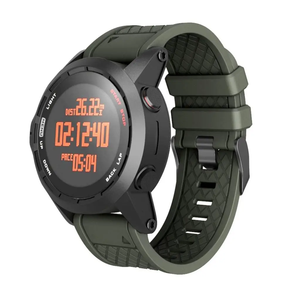 Ремешок для часов Garmin Fenix / 2 мягкий силиконовый ремешок шириной 26 мм аксессуары