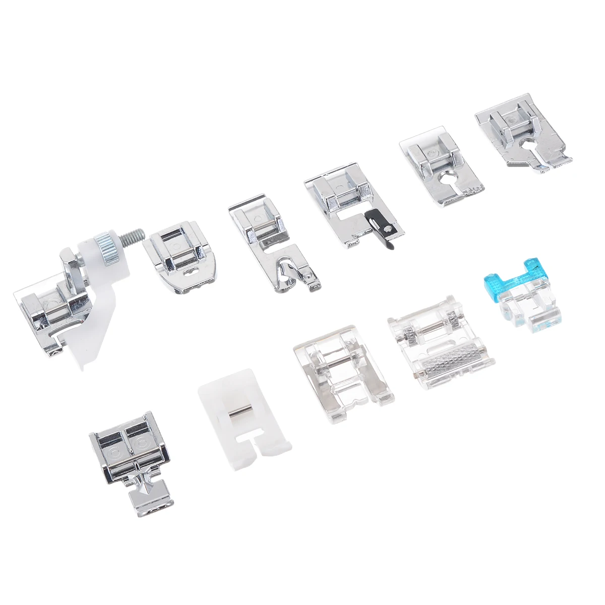 11 шт./компл. аксессуары для швейных машин прижимная лапка сращивания ткани и кожи