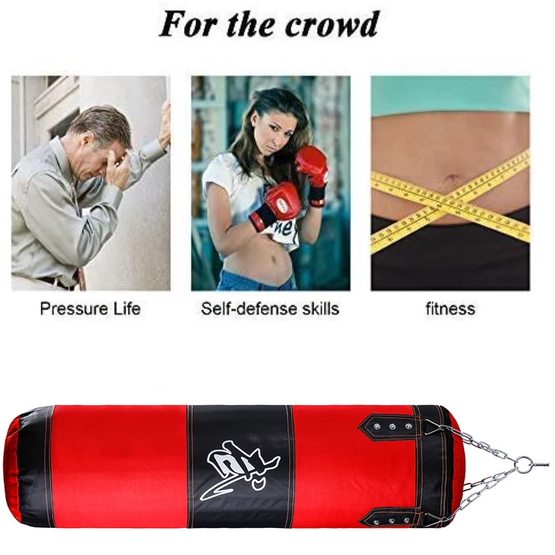 8 in 1 Professional Boxing Sandbag Punching Bag Training Fitness with Hanging Kick Adults Gym Exercise Empty-Heavy | Спорт и