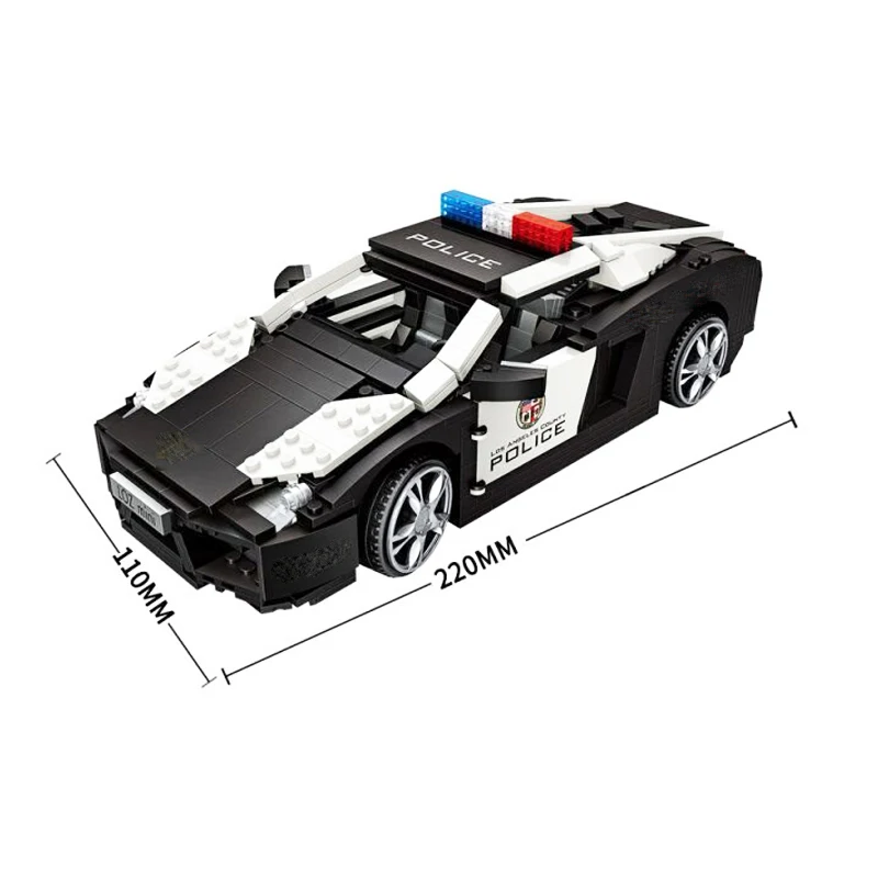 1113 мини конструкторов в Сити модель полицейской машины Строительные кирпичи