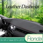 Коврик для приборной панели автомобиля, кожаный для Honda HR-V Vezel 2014-2019 HRV HR V