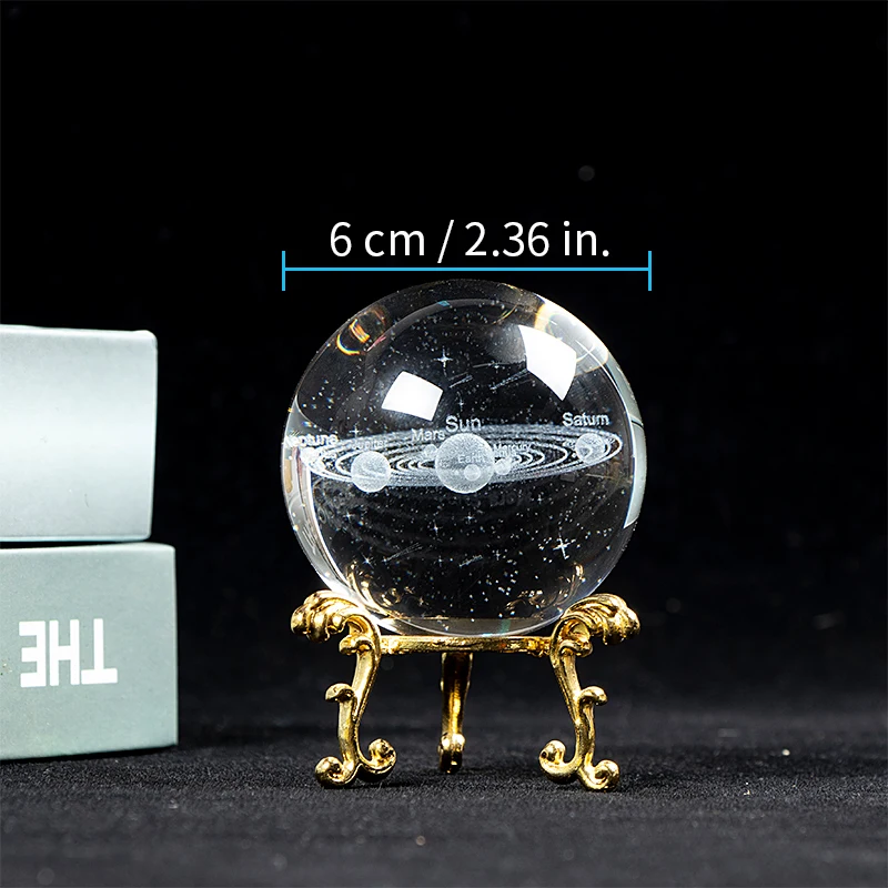 Новый фантастический стиль солнечная система шар Galaxy K9 хрустальный 3D лазерная