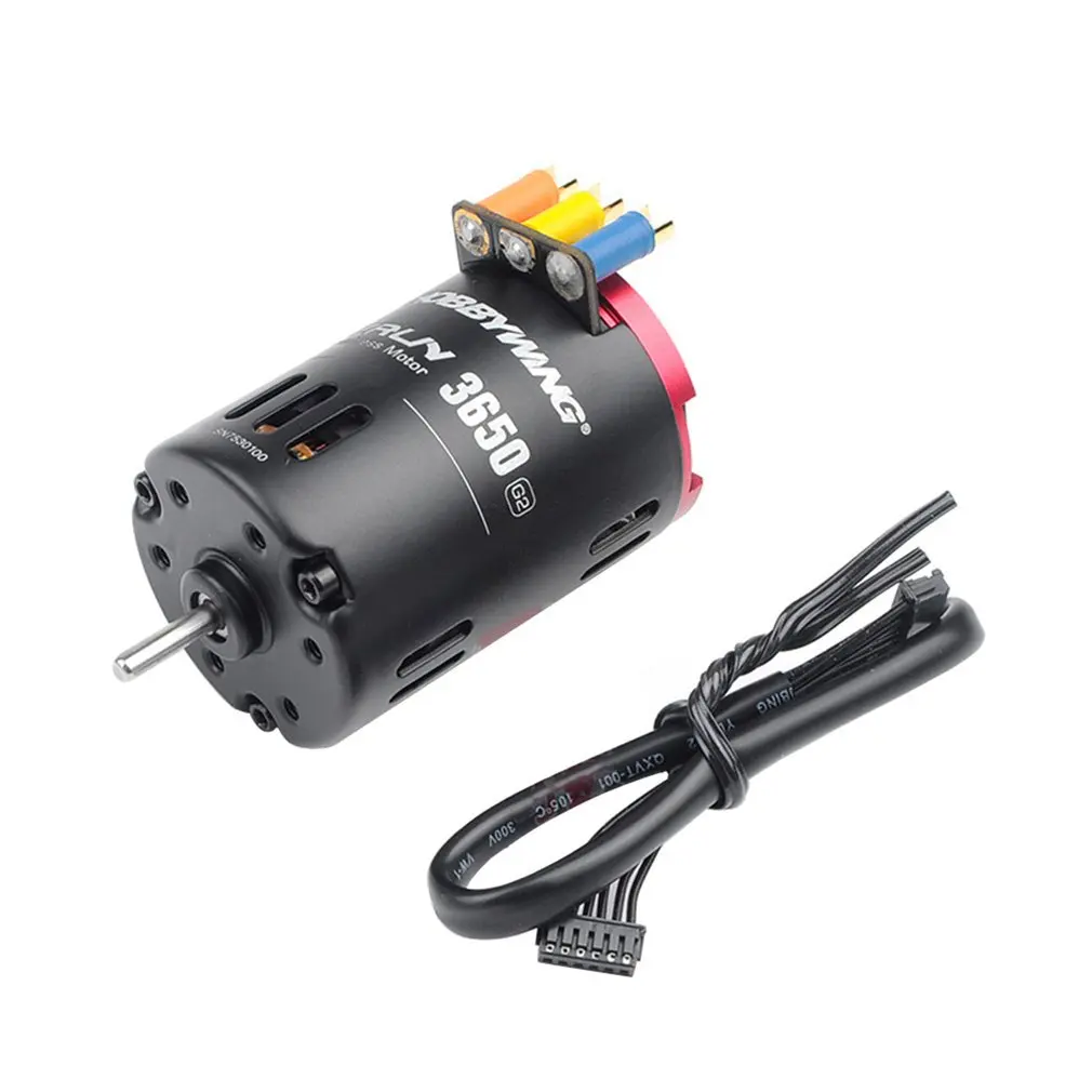 

Hobbywing QuicRun 3650 G2 Sensored 6.5T/8.5T/10.5T/13.5T/17.5T/21.5T 2-3S 2 Pole Racing Brushless Motor For 1/10 1/12 Rc Car