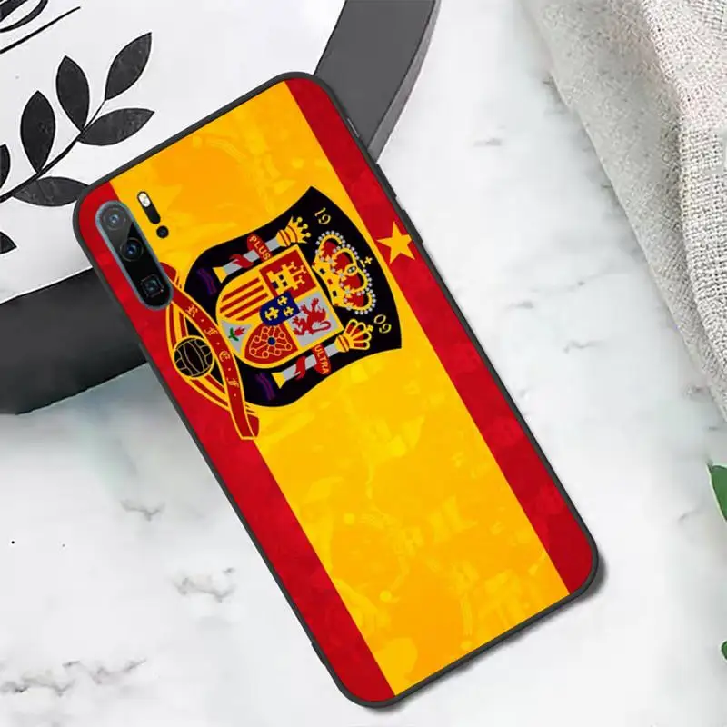 

Spagna bandiere nazionali Phone Case For Huawei honor Mate P 10 20 30 40 i 9 8 pro x Lite smart 2019 nova 5t