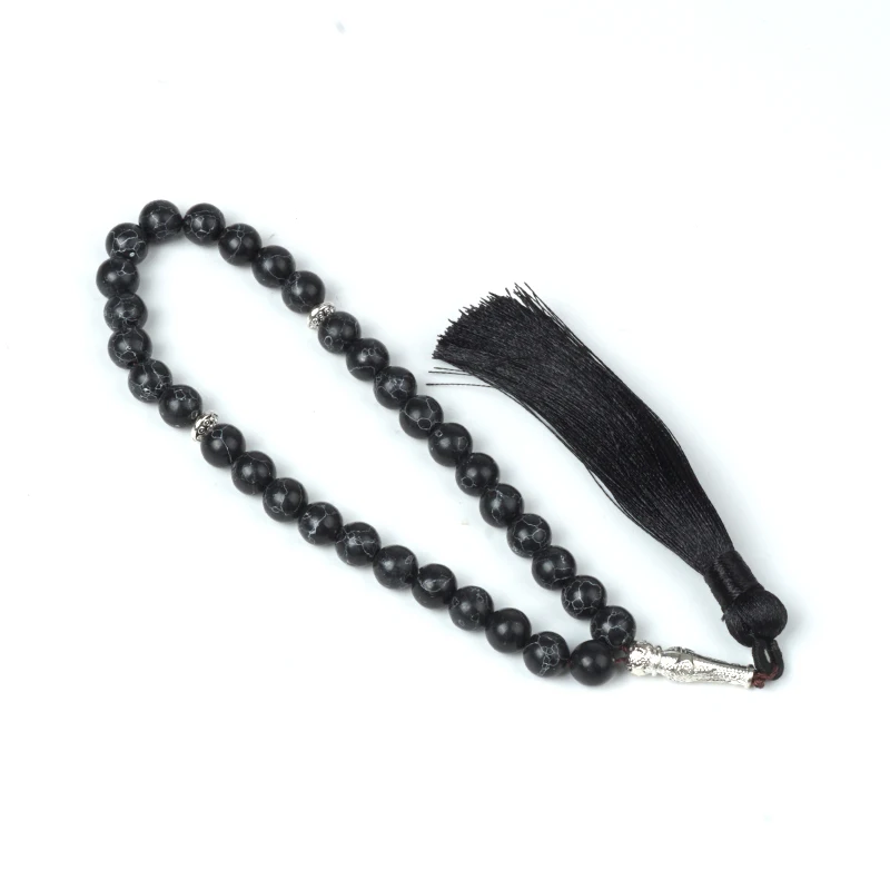 Красочные бирюзовые бусины бриллианты Аллах 33 шт. 10 мм бриллианты|Гибкие и